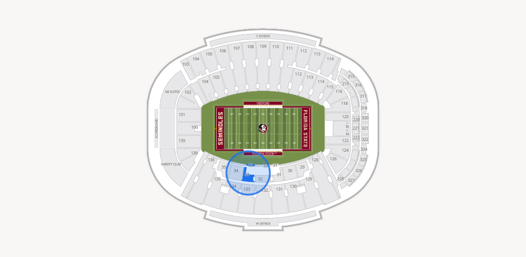 Doak Campbell Stadium Seating Chart