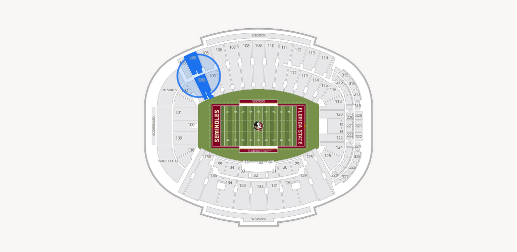 Doak Campbell Stadium Seating Chart
