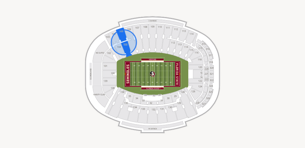 Doak Campbell Stadium Seating Chart