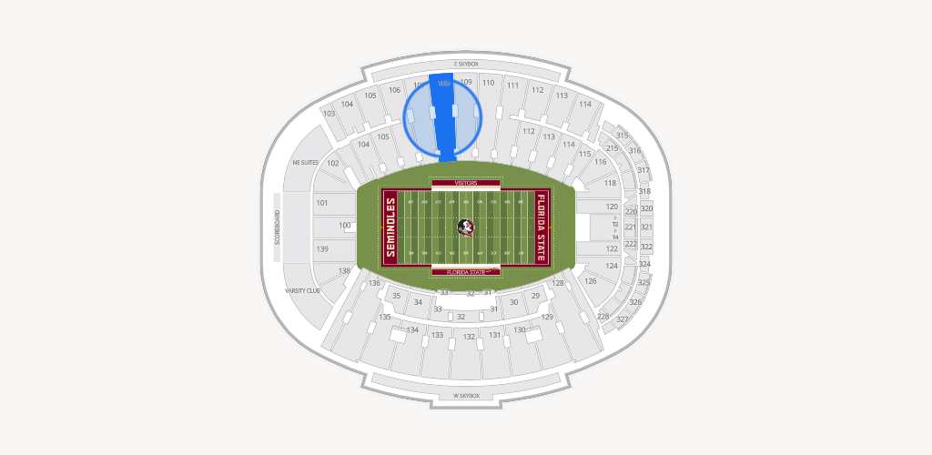 Doak Campbell Stadium Seating Chart