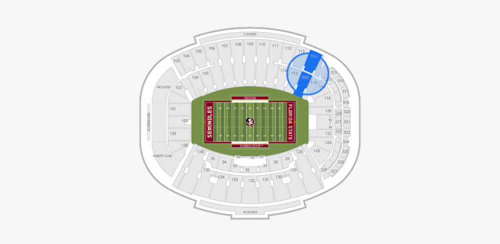 Doak Campbell Stadium Seating Chart