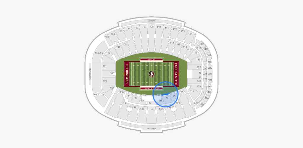 Doak Campbell Stadium Seating Chart
