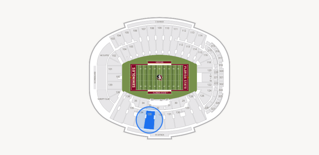 Doak Campbell Stadium Seating Chart