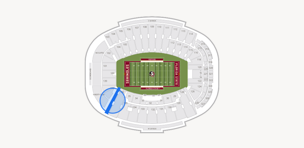 Doak Campbell Stadium Seating Chart