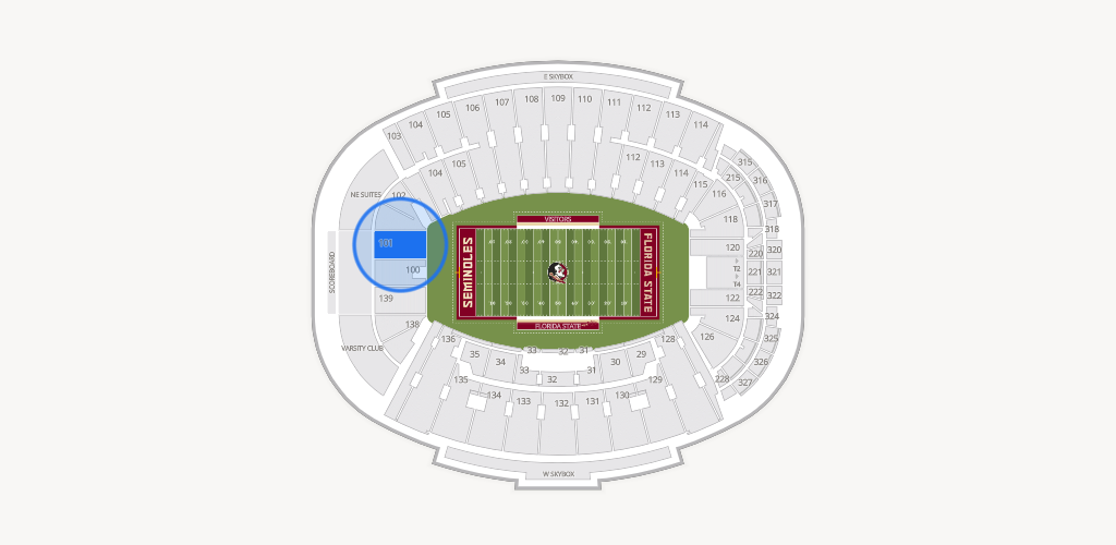 Doak Campbell Stadium Seating Chart