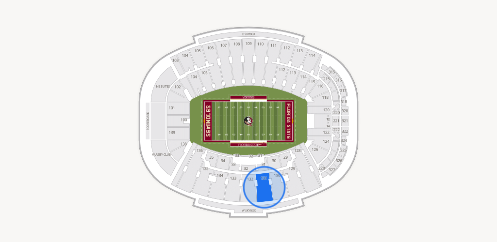 Doak Campbell Stadium Seating Chart