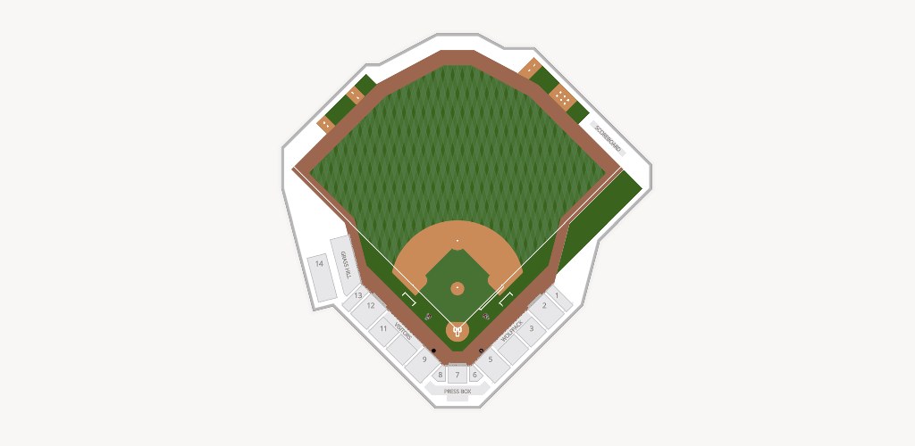 Doak Field at Dail Park Seating Chart