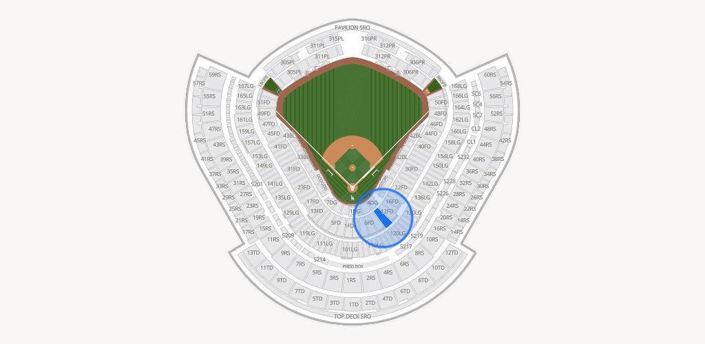 Dodger Stadium Seating Chart