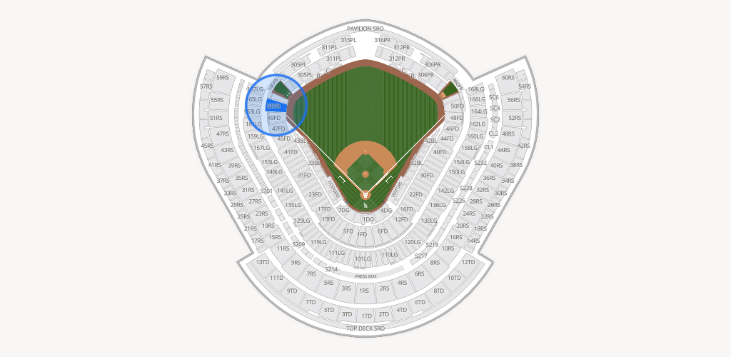 Dodger Stadium Seating Chart
