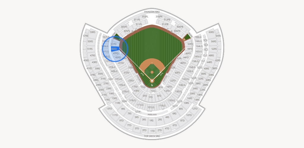 Dodger Stadium Seating Chart