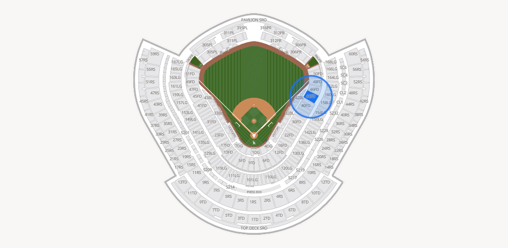Dodger Stadium Seating Chart