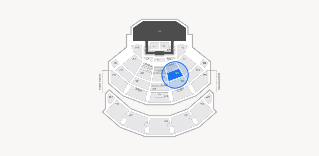 Dolby Live at Park MGM Seating Chart