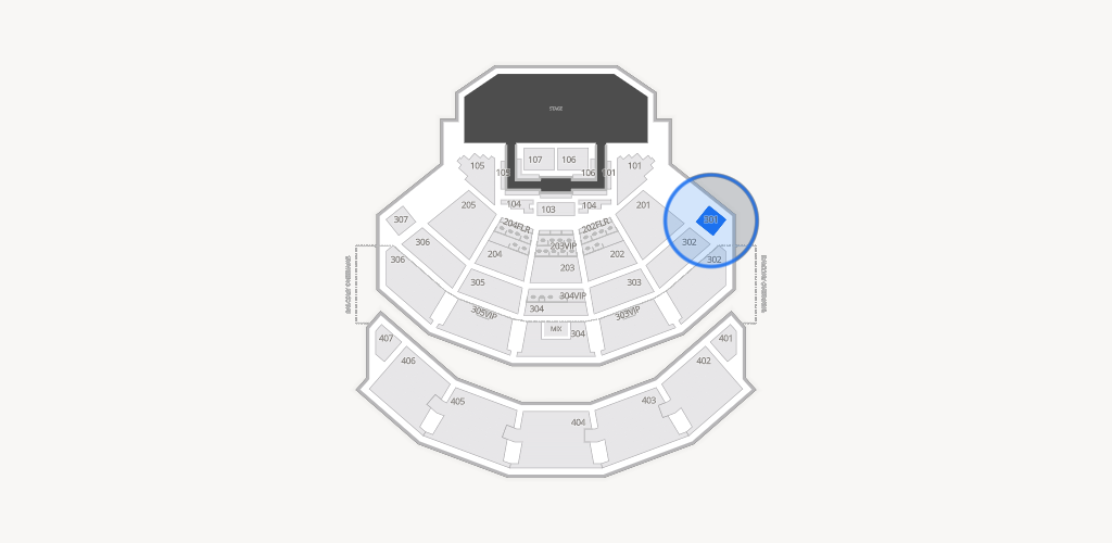Dolby Live at Park MGM Seating Chart