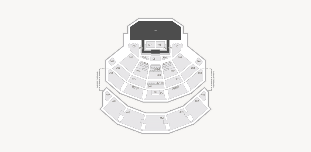 Dolby Live at Park MGM Seating Chart