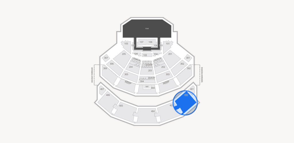Dolby Live at Park MGM Seating Chart