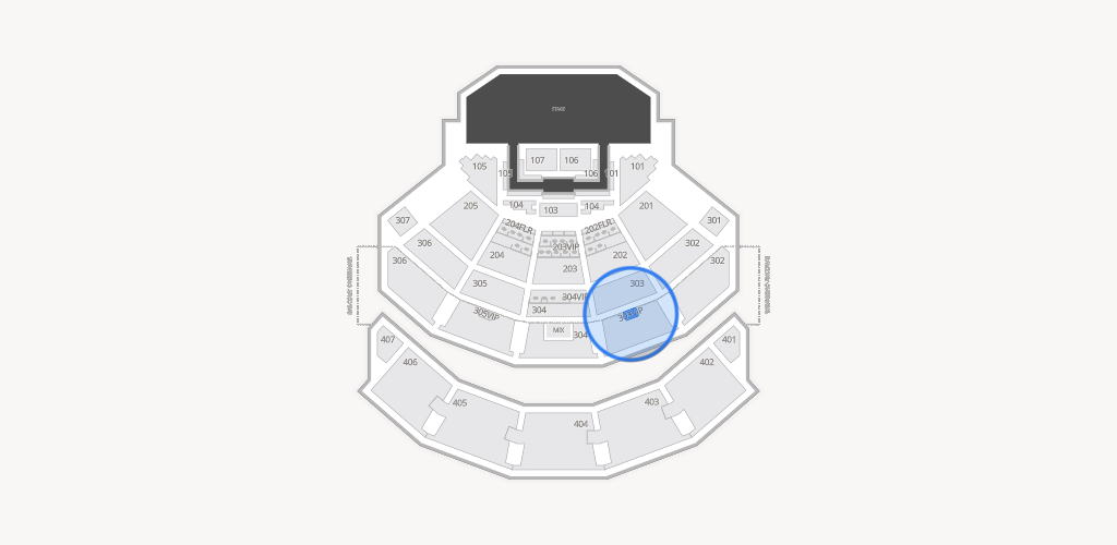 Dolby Live at Park MGM Seating Chart