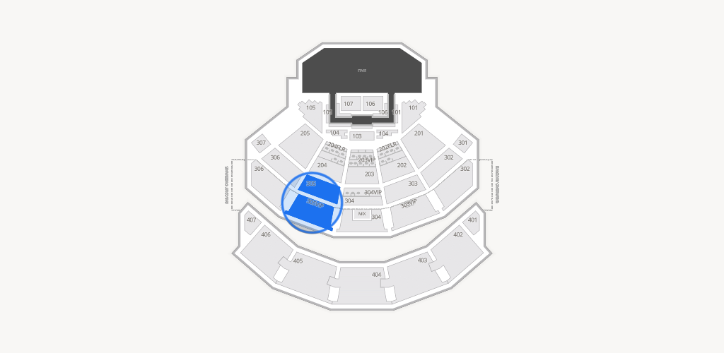 Dolby Live at Park MGM Seating Chart