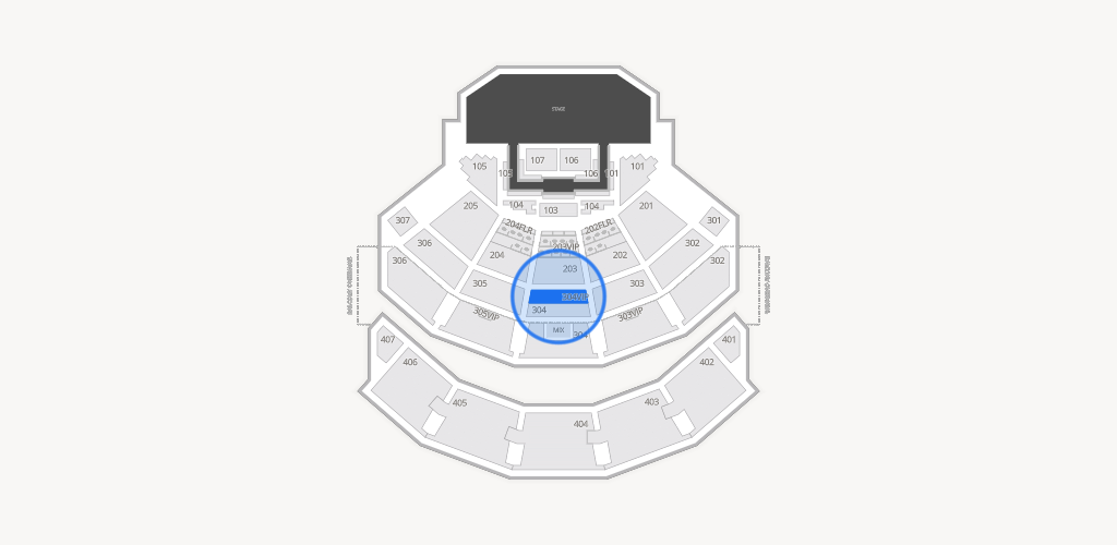 Dolby Live at Park MGM Seating Chart