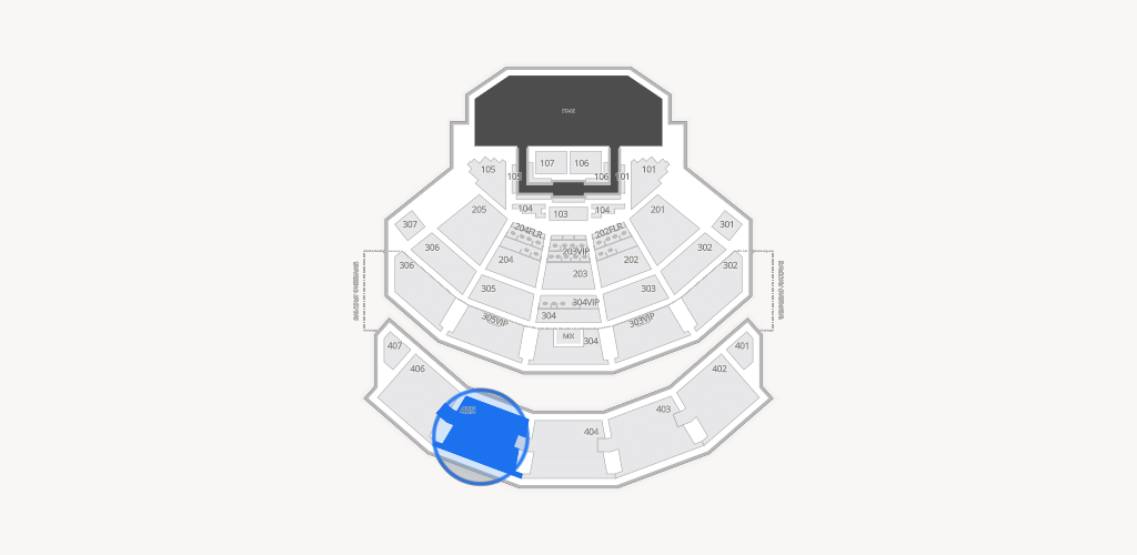 Dolby Live at Park MGM Seating Chart