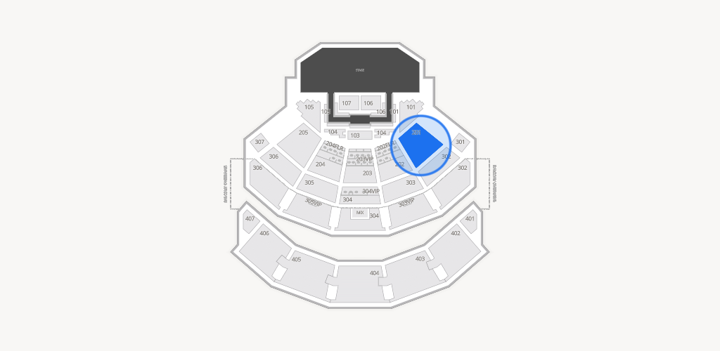 Dolby Live at Park MGM Seating Chart