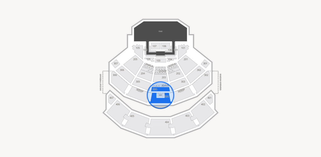 Dolby Live at Park MGM Seating Chart