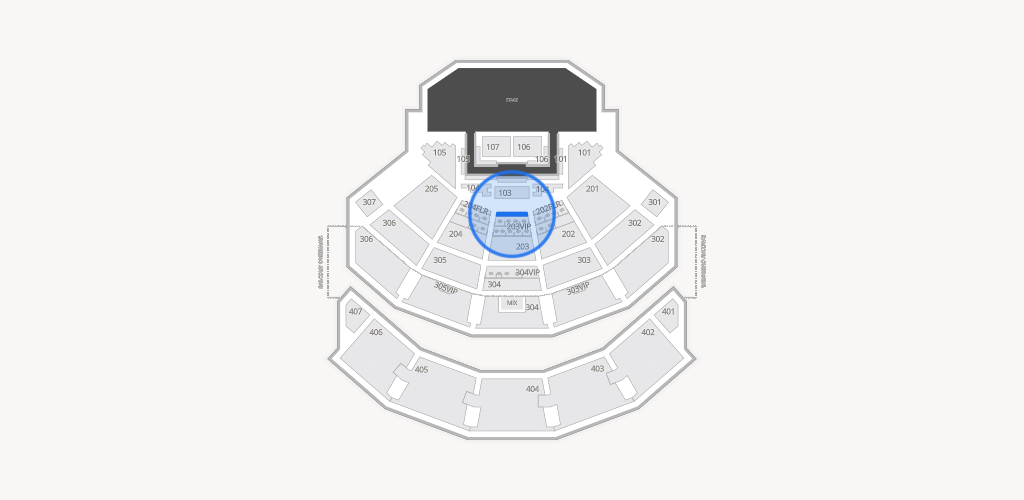 Dolby Live at Park MGM Seating Chart