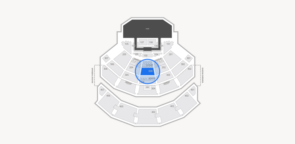 Dolby Live at Park MGM Seating Chart