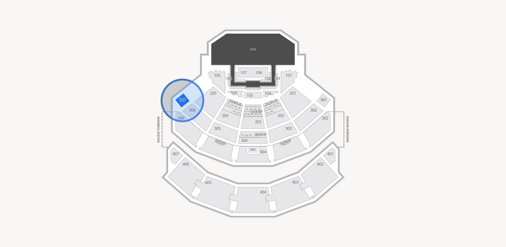 Dolby Live at Park MGM Seating Chart