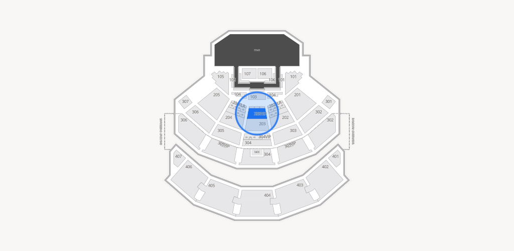 Dolby Live at Park MGM Seating Chart