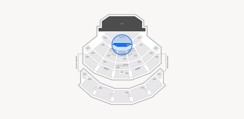 Dolby Live at Park MGM Seating Chart