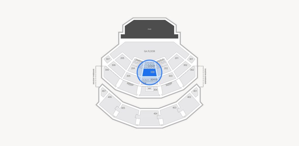 Dolby Live at Park MGM Seating Chart