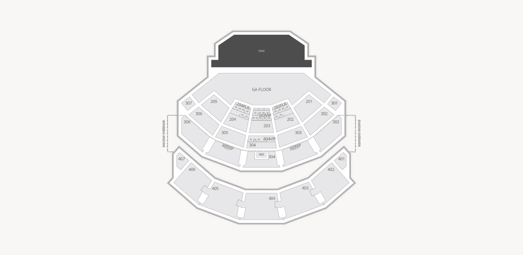 Dolby Live at Park MGM Seating Chart