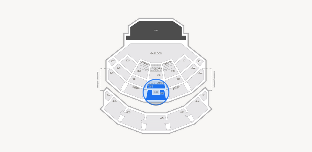 Dolby Live at Park MGM Seating Chart