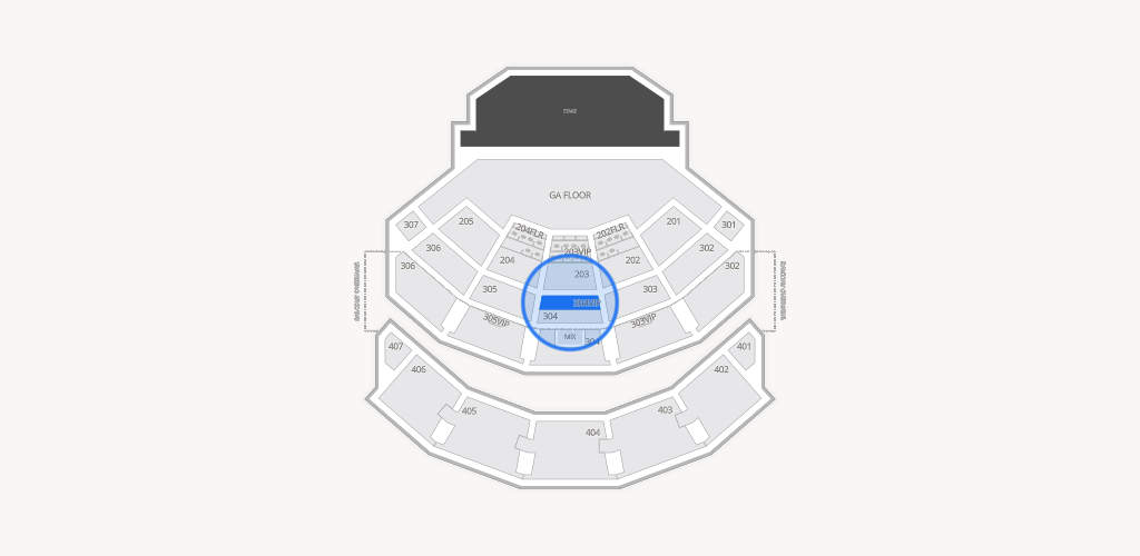 Dolby Live at Park MGM Seating Chart