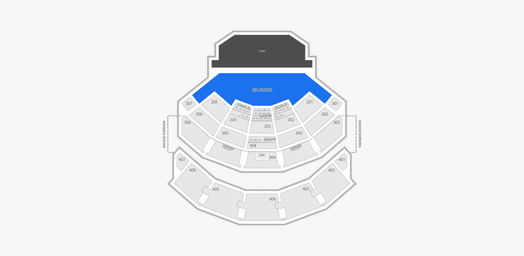 Dolby Live at Park MGM Seating Chart