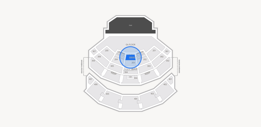 Dolby Live at Park MGM Seating Chart