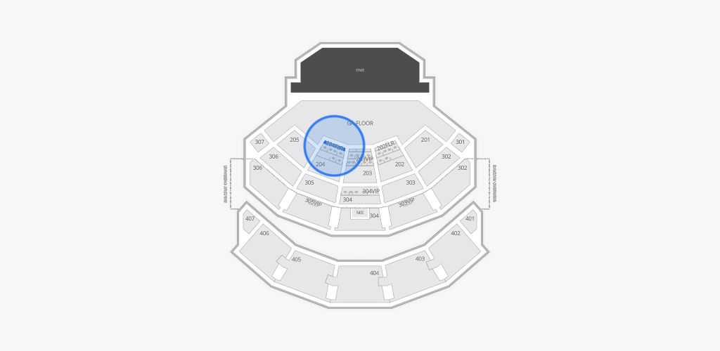 Dolby Live at Park MGM Seating Chart