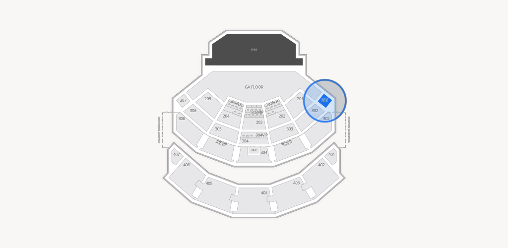 Dolby Live at Park MGM Seating Chart