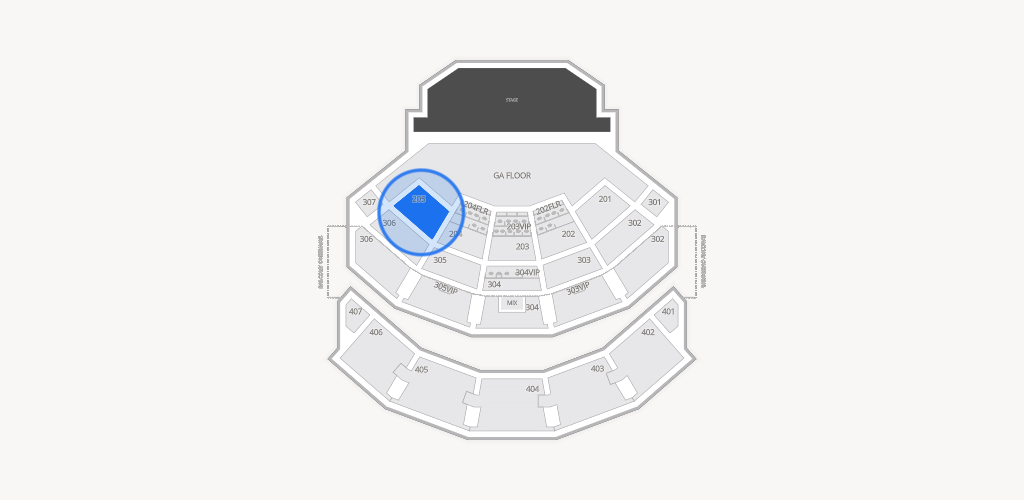 Dolby Live at Park MGM Seating Chart