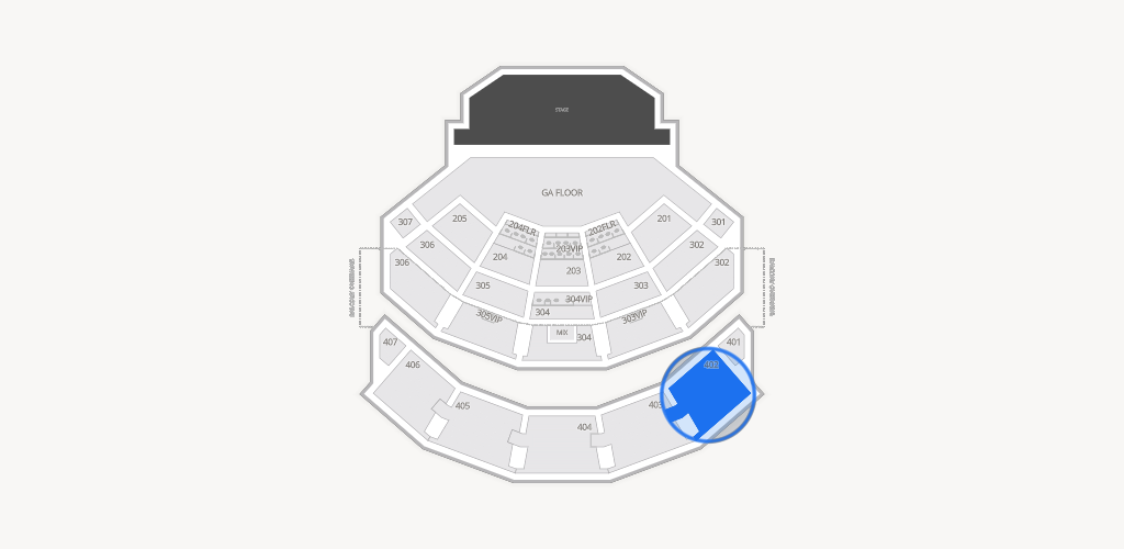 Dolby Live at Park MGM Seating Chart