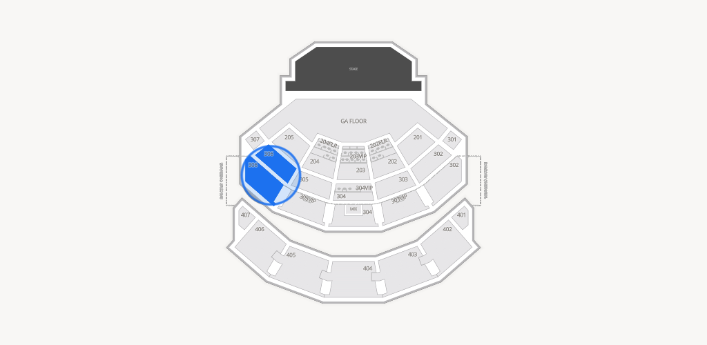 Dolby Live at Park MGM Seating Chart