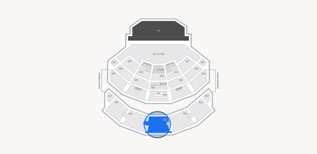 Dolby Live at Park MGM Seating Chart