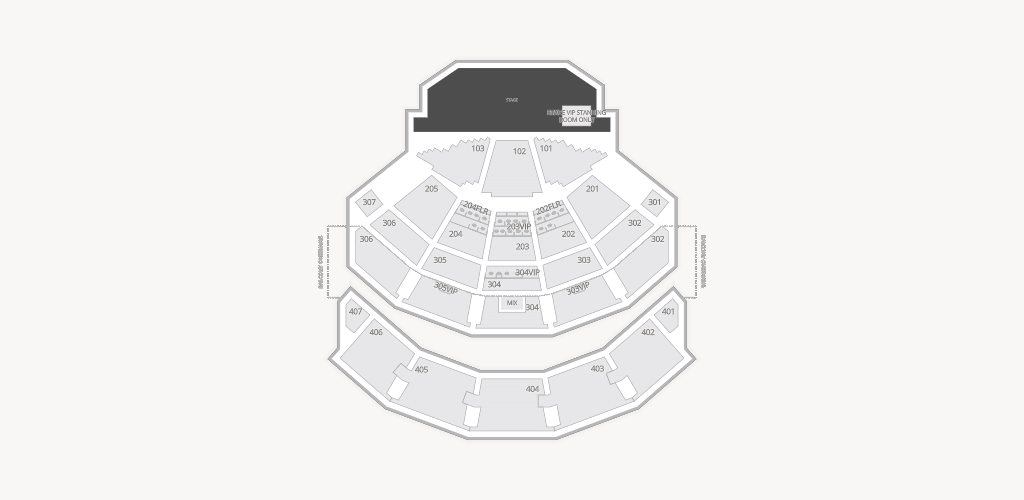 Dolby Live at Park MGM Seating Chart