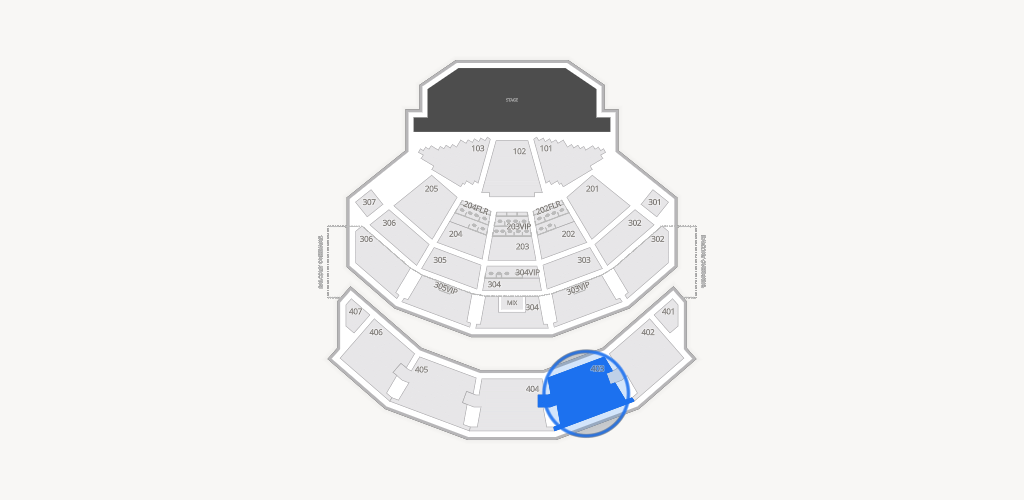 Dolby Live at Park MGM Seating Chart