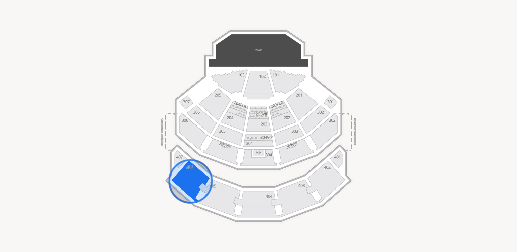 Dolby Live at Park MGM Seating Chart