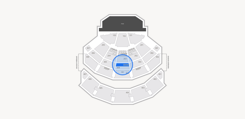 Dolby Live at Park MGM Seating Chart