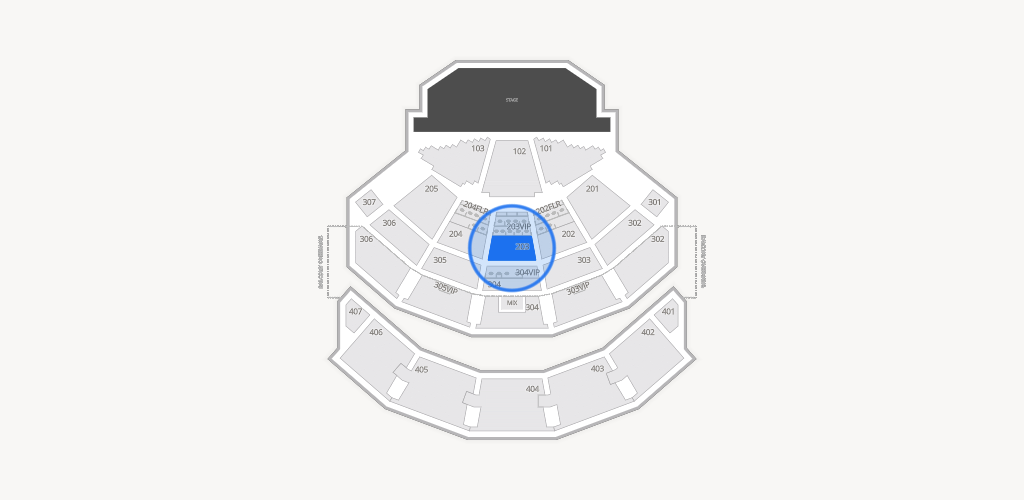 Dolby Live at Park MGM Seating Chart