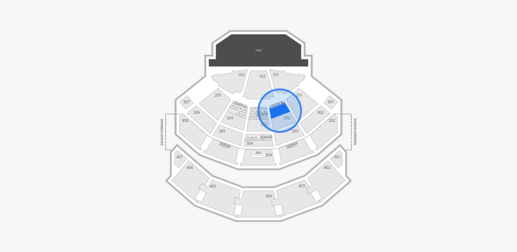 Dolby Live at Park MGM Seating Chart