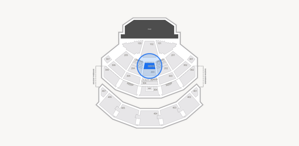 Dolby Live at Park MGM Seating Chart
