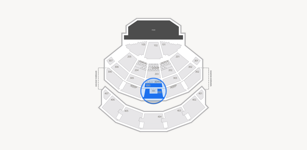 Dolby Live at Park MGM Seating Chart
